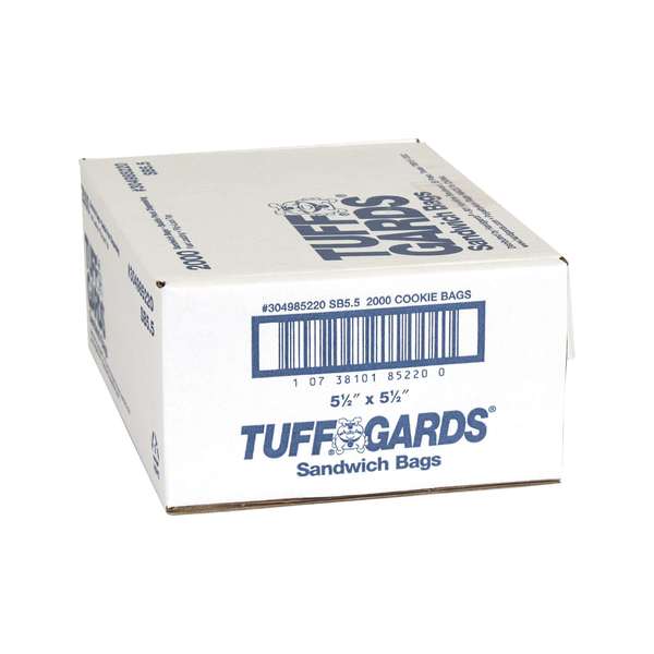 Tuffgards Handgards Tuffgards Sandwich High Density Saddle 5.5"x5.5" Bag, PK2000 304985220
